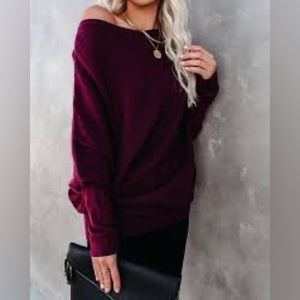 Olivaceous cashmere blend sweater- size medium